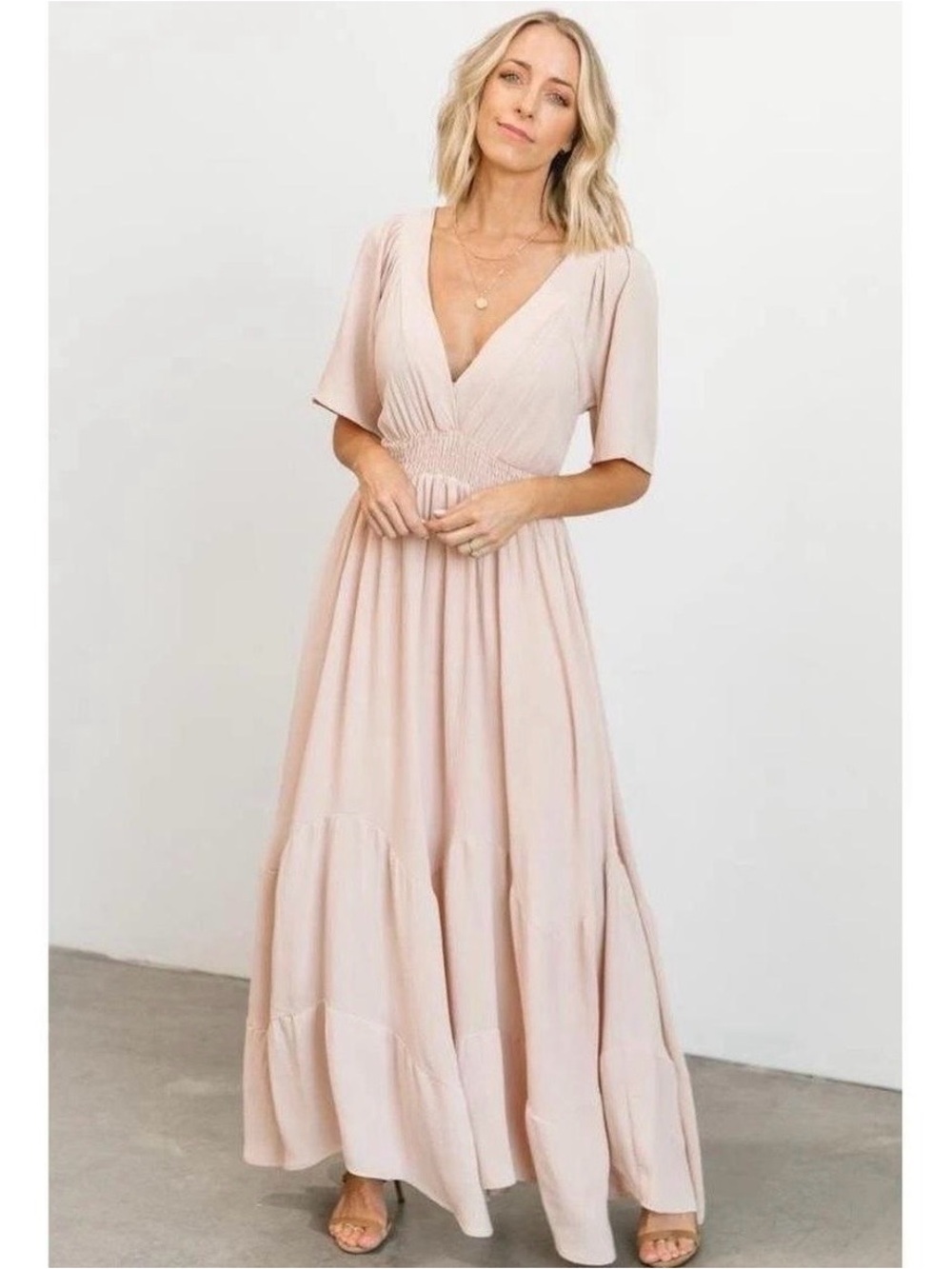Baltic Born Delilah V-Neck Maxi Dress